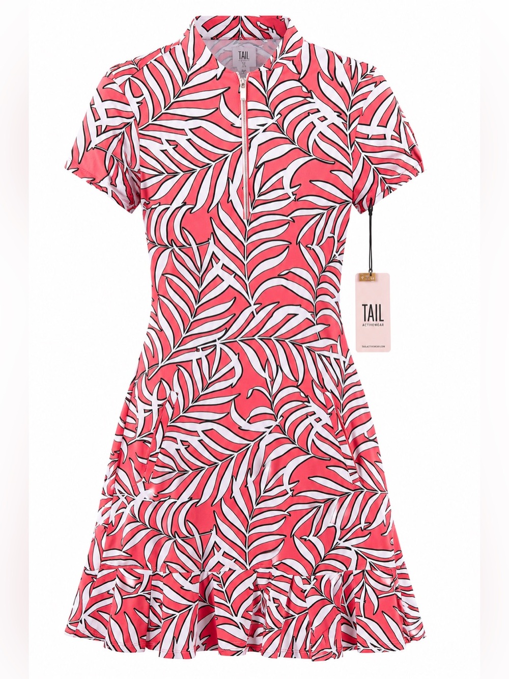 NWT TAIL Activewear Leena Nirvana Palms Golf Dress XS